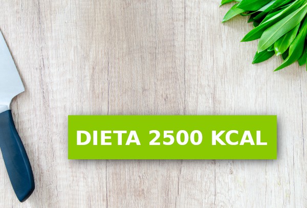 dieta 2500 kcal